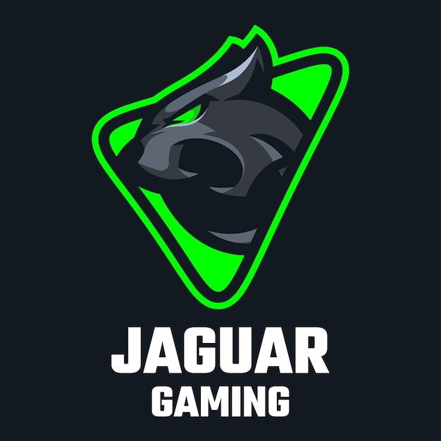 Vetor logotipo da jaguar gaming
