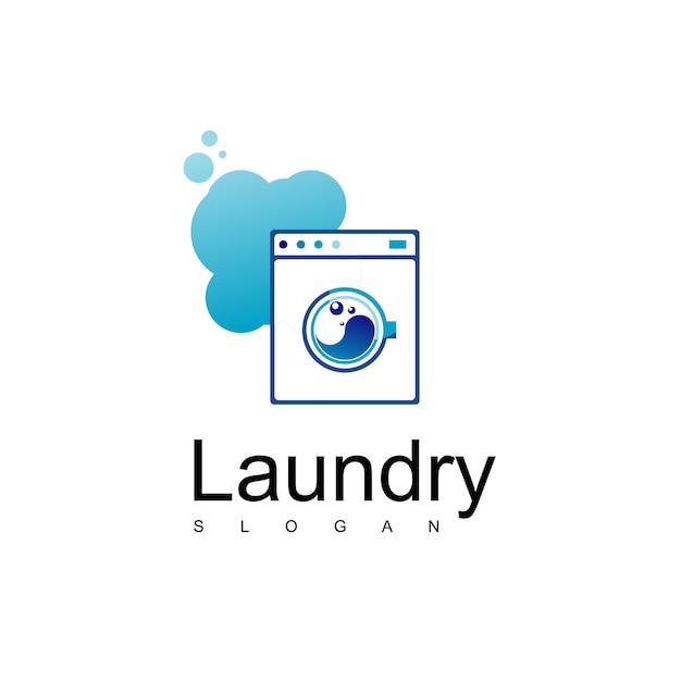 logotipo da lavanderia