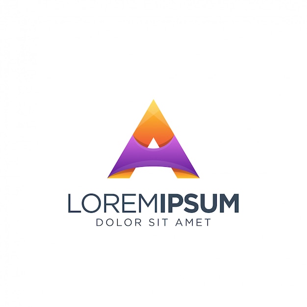 Logotipo da letra A