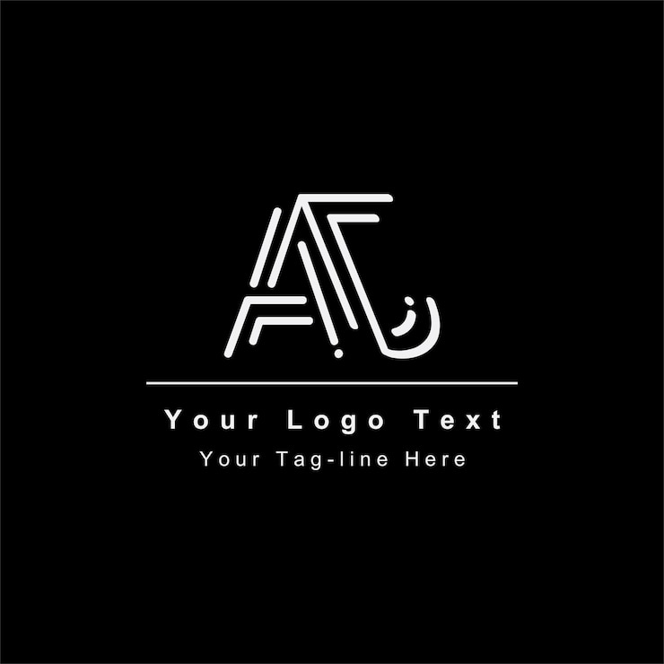 Vetor logotipo da letra aj ou ja exclusivo e criativo logotipo inicial moderno aj ja aj logotipo do ícone da letra inicial