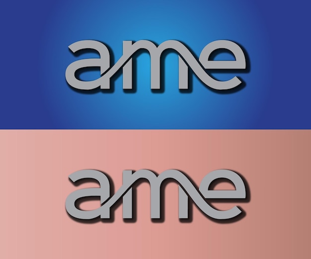 Logotipo da letra ame