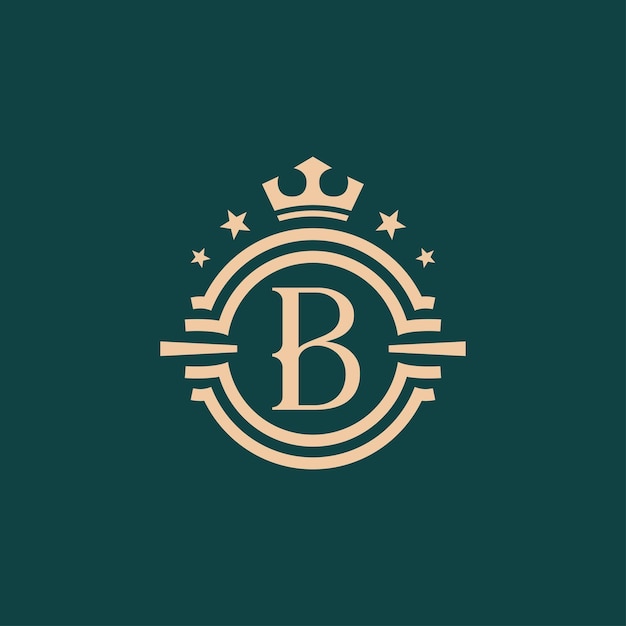 Vetor logotipo da letra b