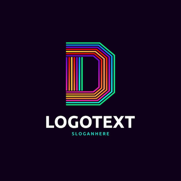 logotipo da letra d