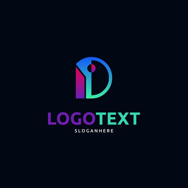 Vetor logotipo da letra d