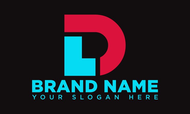 Vetor logotipo da letra dl ou aplicativo ou ícone para o logotipo da tecnologia de tipografia dl da sua empresa de negócios
