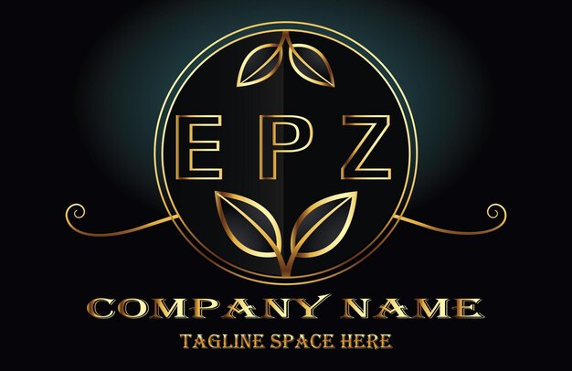 Vetor logotipo da letra epz