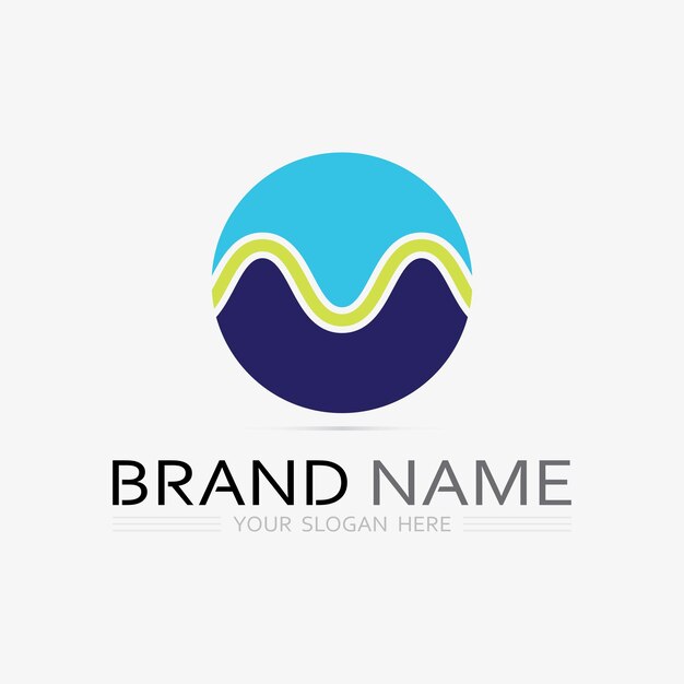 Logotipo da letra M Projeto de ilustração vetorial modelo