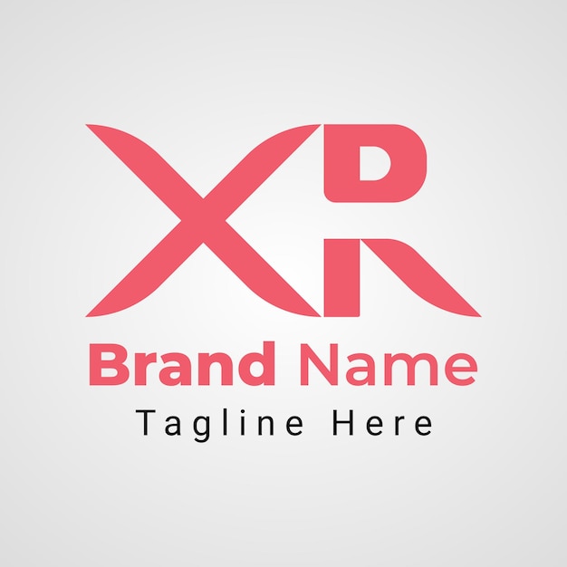 Logotipo da letra XR Arrow