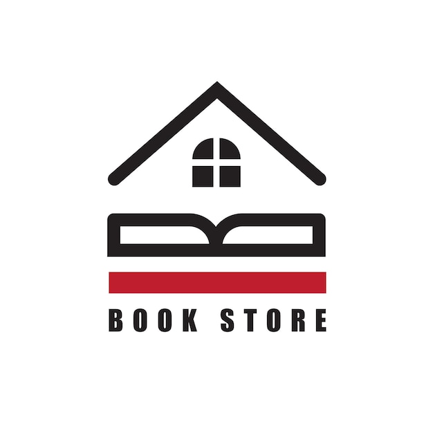 Logotipo da livraria para identidade comercial