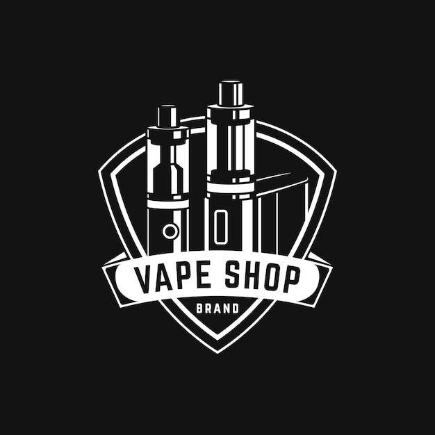 Vetor logotipo da loja vape