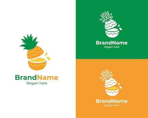 Logotipo da marca cut abacaxi