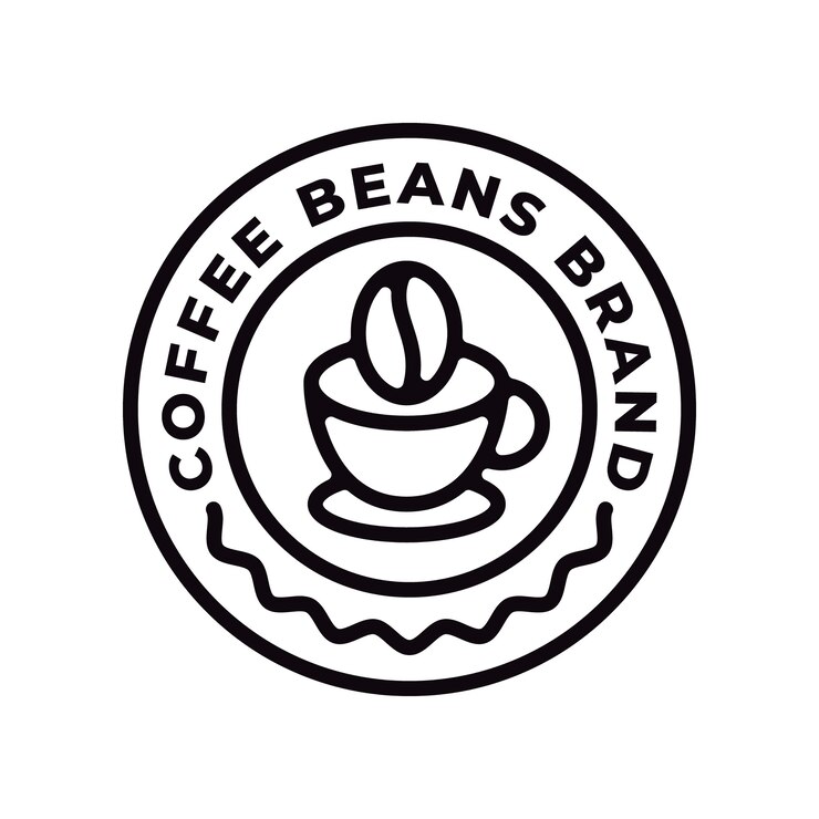 Logotipo da marca de grãos de café