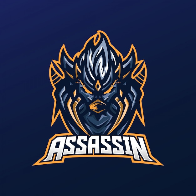 Logotipo da mascote assassino