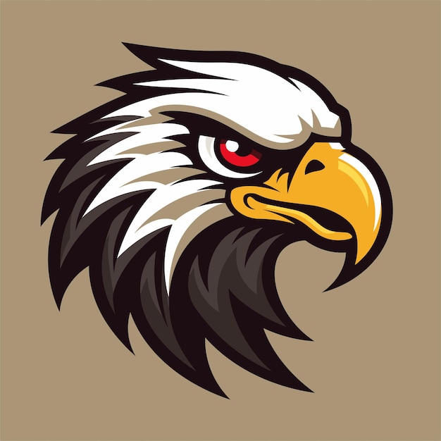 Vetor logotipo da mascote dos falcões