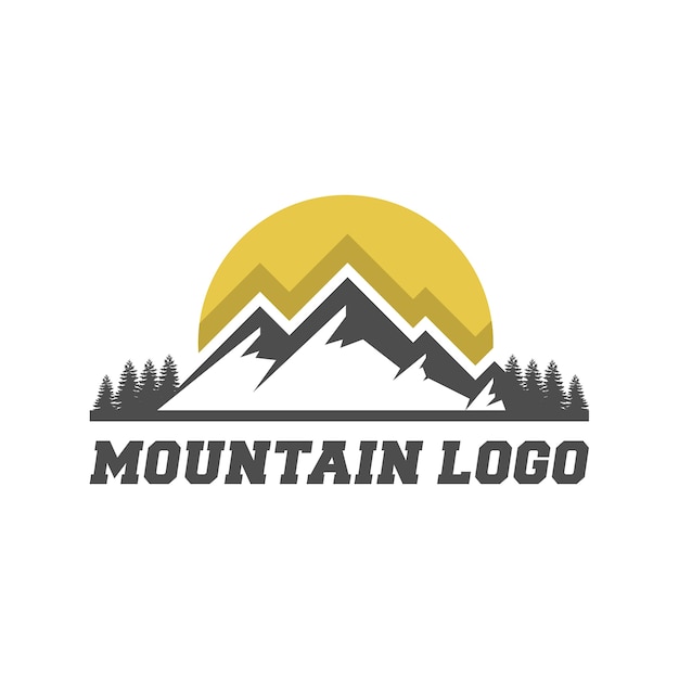 Vetor logotipo da montanha