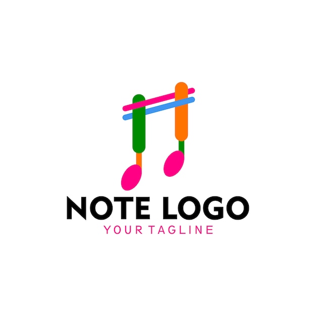 Logotipo da nota de música