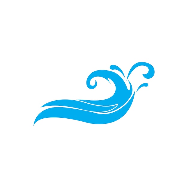 Logotipo da onda de água