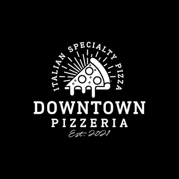 Logotipo da Pizza Cut para Pizzaria