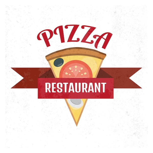 Vetor logotipo da pizza