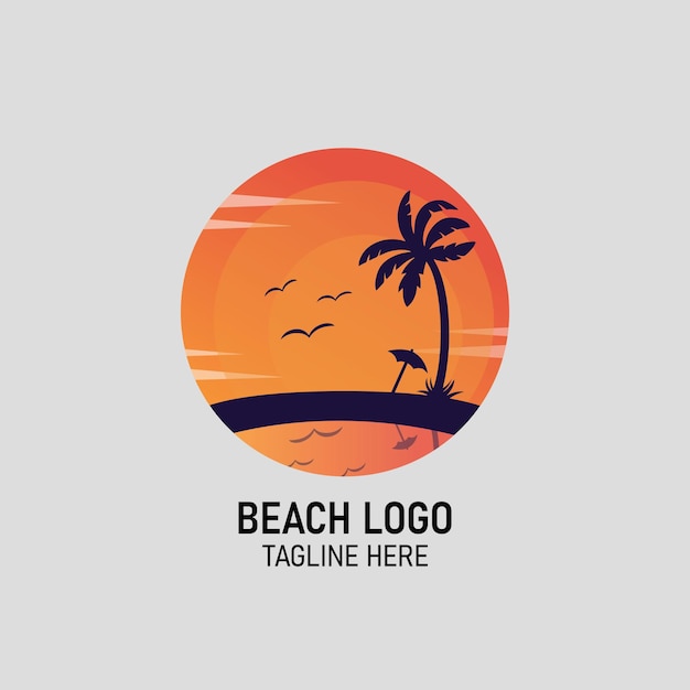 Logotipo da praia