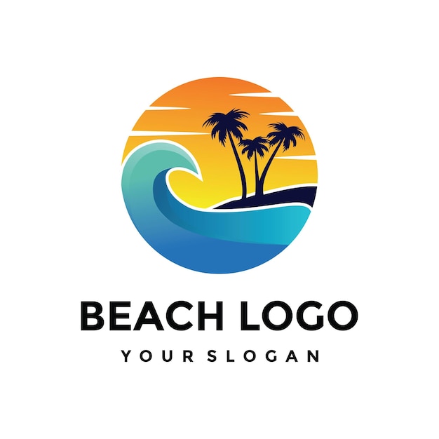 Logotipo da praia