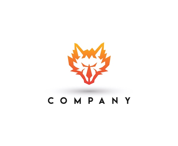 Logotipo da raposa criativa
