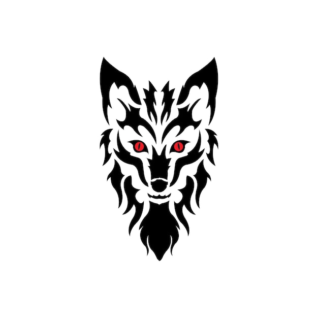 Logotipo da raposa ilustração vetorial da raposa desenho bonito