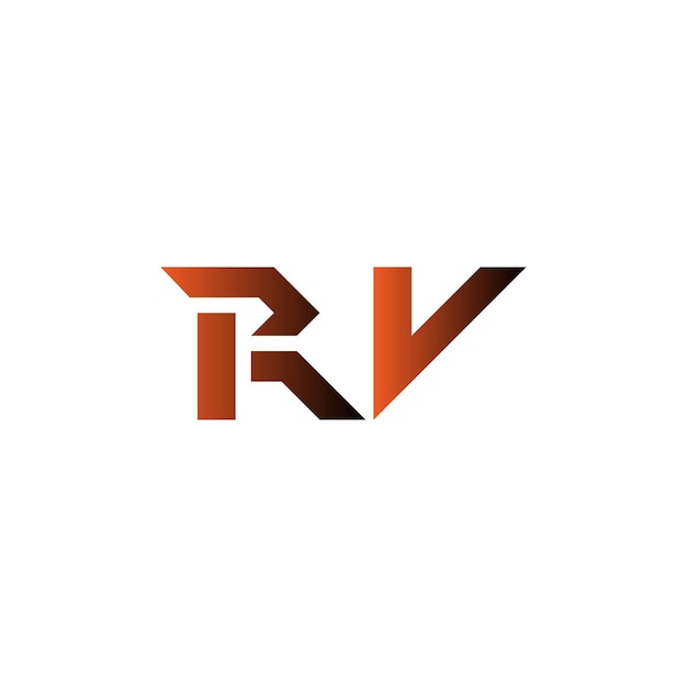 Vetor logotipo da rv moderna