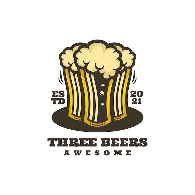 Logotipo da three beers