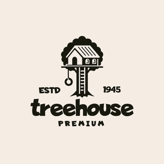 Vetor logotipo da tree house