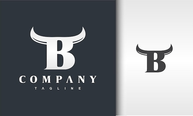 Logotipo da trompa b inicial