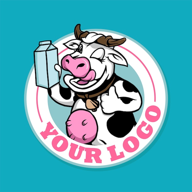 Vetor logotipo da vaca