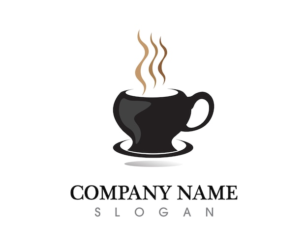 Vetor logotipo da xícara de café