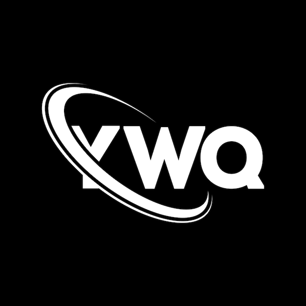 Vetor logotipo da ywq design de logotipo de letra ywq iniciais logotipo ywq ligado com círculo e monograma em maiúsculas logo ywq tipografia para negócios de tecnologia e marca imobiliária