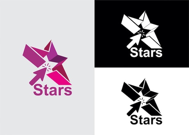 Vetor logotipo das estrelas