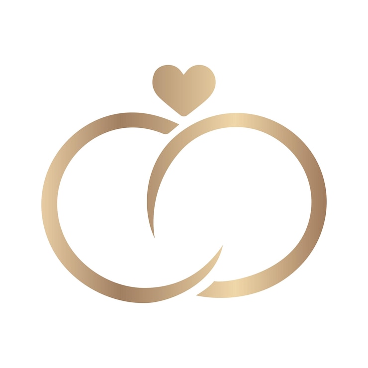 Vetor logotipo de anel de jóias vetorial
