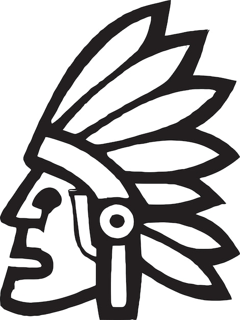 Logotipo de arte tribal do elefante africano