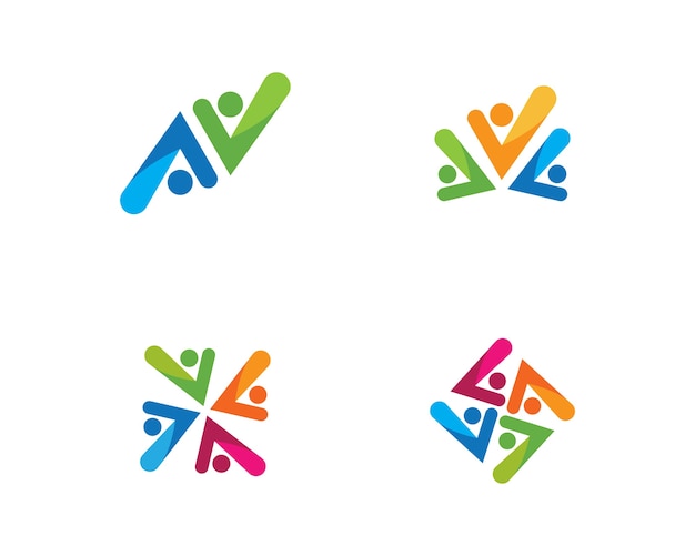 Logotipo de atendimento comunitário