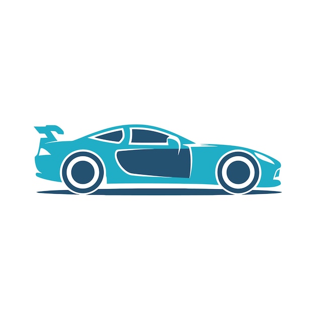 Logotipo de automóvel desportivo