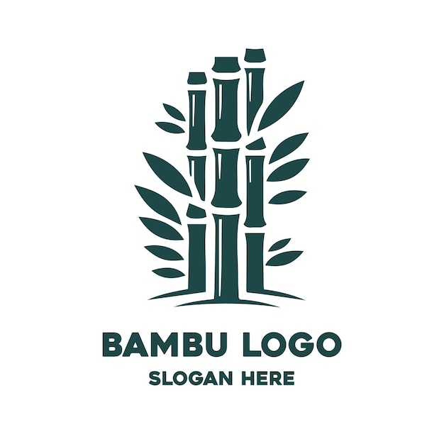 Vetor logotipo de bambu