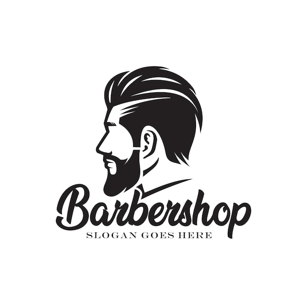 Vetor logotipo de barbearia