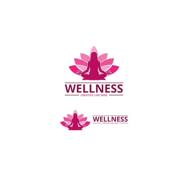 Logotipo de bem-estar