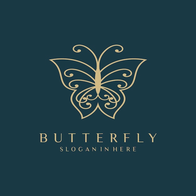 Logotipo de borboleta
