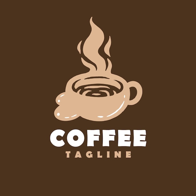 Logotipo de café quente