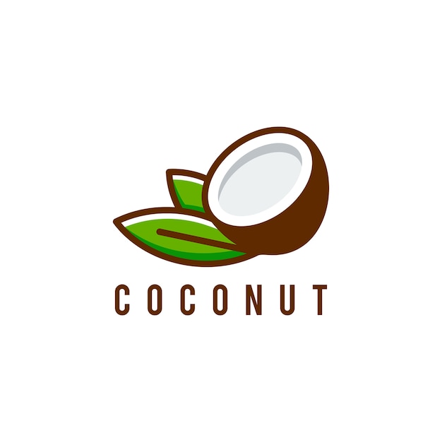 Vetor logotipo de coco