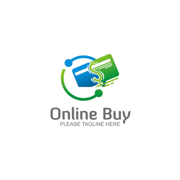 Vetor logotipo de compra online