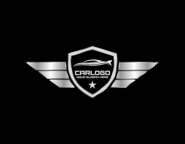 Vetor logotipo de corridas de carros