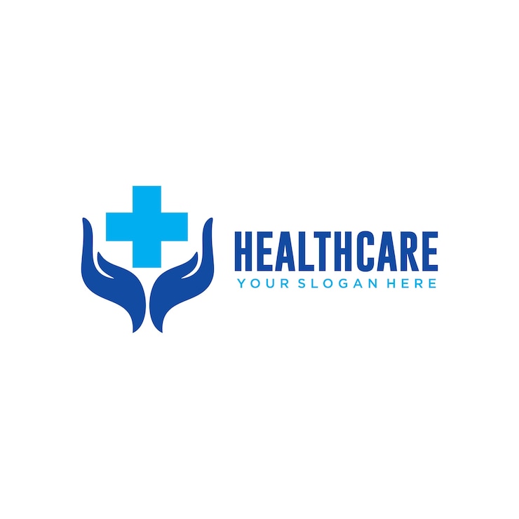Vetor logotipo de cuidados de saúde