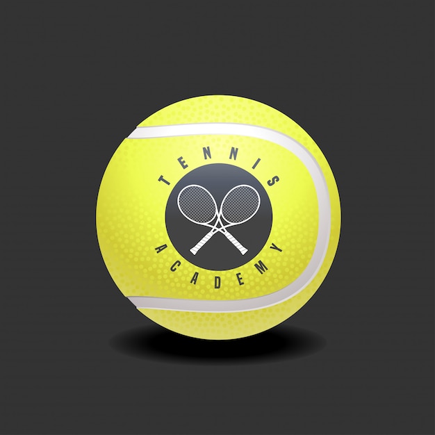 Logotipo de esportes de tênis