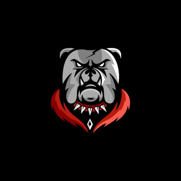 Logotipo de esports de buldogue